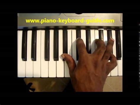 How To Play Bbm7 Chord B Flat Minor Seventh Bbmin7 On Piano