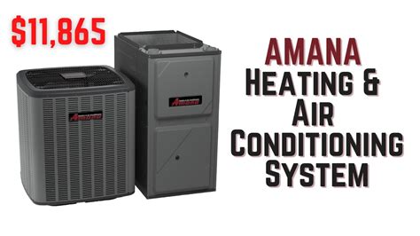 Amana Deluxe System Asx Air Conditioner Gas Furnace Ames Youtube
