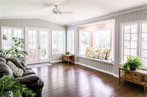 Large And Open Living Room Den Sun Room With Windows On Two Sides And Lots Of Natural Light