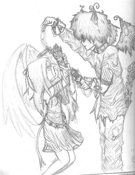 Another Angel And Demon Love By Daydreamerxforxlife On Deviantart