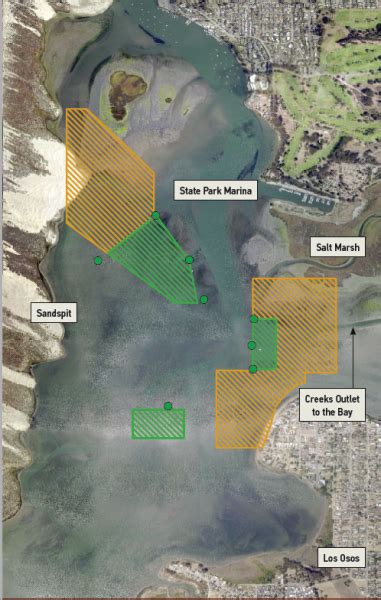 Shellfish Mapwith Labels Morro Bay National Estuary Program Morro