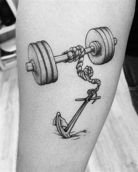 101 Amazing Dumbbell Tattoo Ideas That Will Blow Your Mind Dumbbell