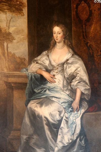 Elizabeth Leigh Countess Of Southampton Portrait By Sir Anthony Van Dyck At Dublin Castle