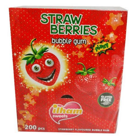 Strawberries Bubble Gum Sweetcraft