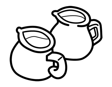 Coloring Picture Jug