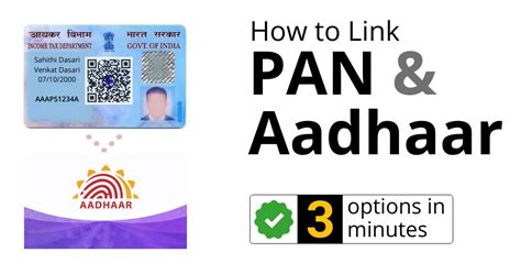 How To Link PAN Card With Aadhaar Card EZTax India