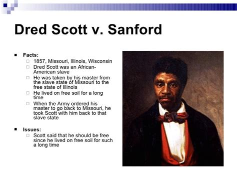 What Did The Supreme Court Rule In Dred Scott V. Sandford Quizlet