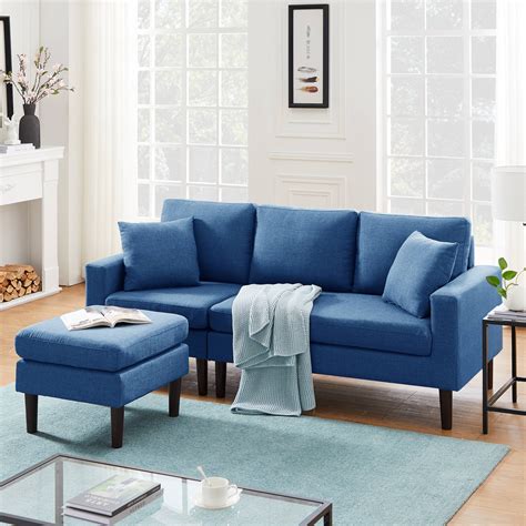 Urhomepro Convertible Sectional Sofa Couch 77w L Shaped Couch With