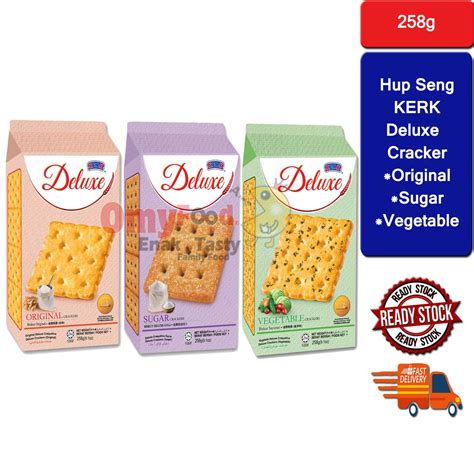 On 23rd april the company received its certificate of commencement. 258g Hup Seng KERK Deluxe Crackers [Original / Sugar ...