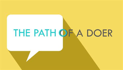 Path Of A Doer