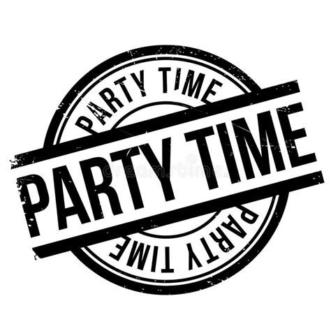 Party Time Stamp Stock Vector Illustration Of Reception 82576948