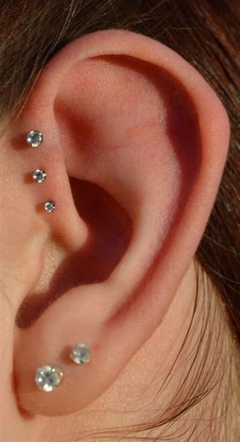 14 Cute And Beautiful Ear Piercing Ideas For Women Cute Ear Piercings