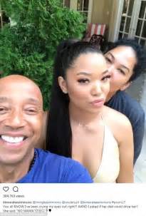 Kimora Lee Simmons Shows Daughter At Prom Daily Mail Online