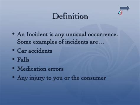 incident accident reporting