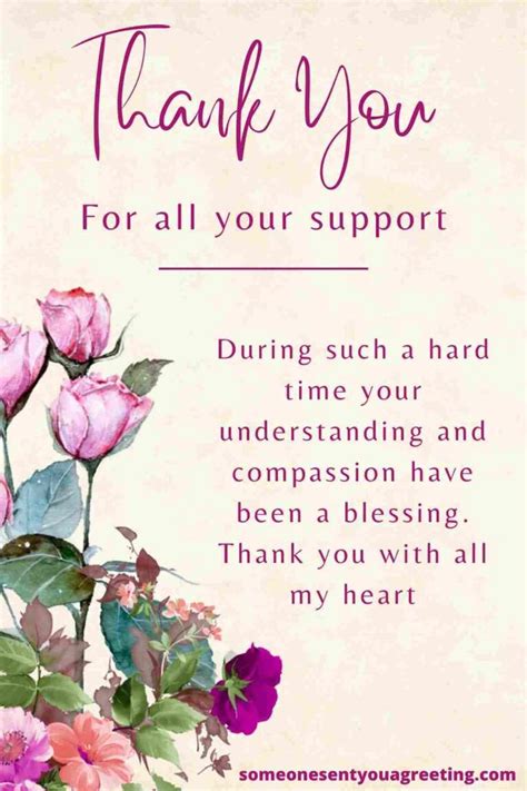 Appreciation Thank You For Your Support Quotes Hollie Cairistiona