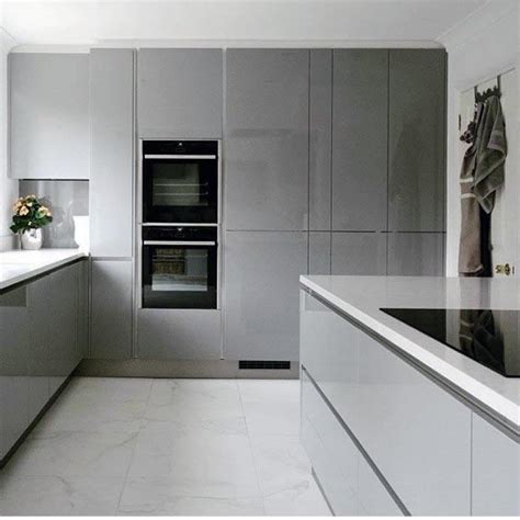 Top 50 Best Grey Kitchen Ideas - Refined Interior Designs | Modern grey