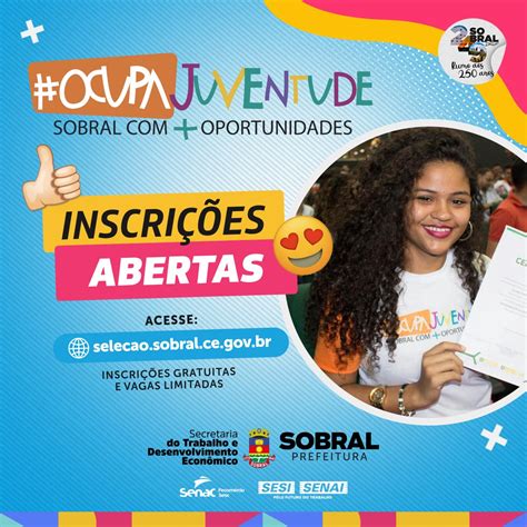 Prefeitura de Sobral Abertas as inscrições para cursos do programa