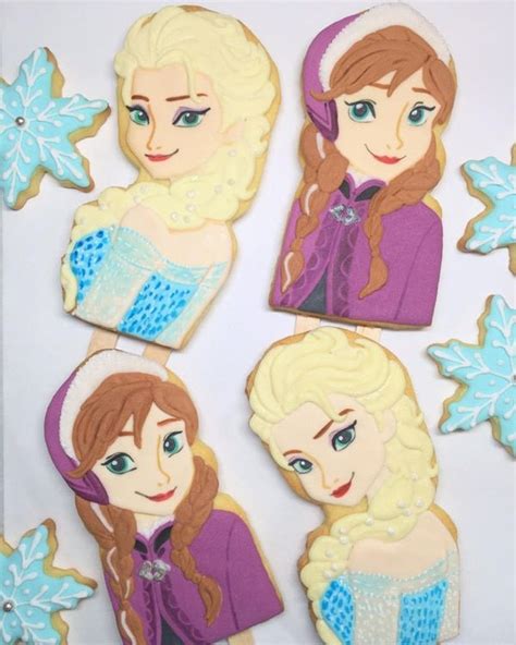 15 Amazing Disney Frozen Cookies Frozen Cookies Disney Frozen Cookies Disney Frozen Birthday