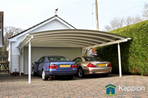 Wall attached carport installed in nottingham june 2, 2021 Double Carport Canopy Installed in Salisbury | Kappion Carports & Canopies