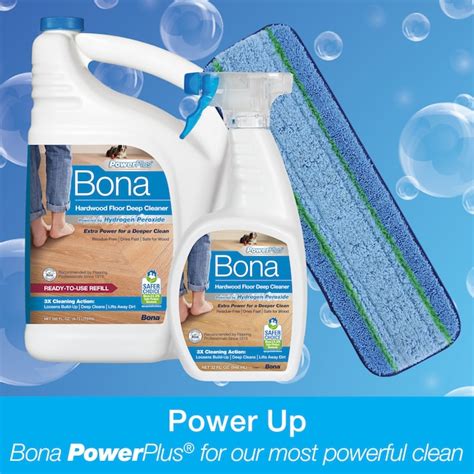 Bona Powerplus 128 Fl Oz Unscented Liquid Floor Cleaner In The Floor
