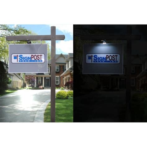 Solar Sign Light For Real Estate Signs