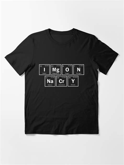Imgonnacry Periodic Table Of Elements Meme T Shirt By Doge21