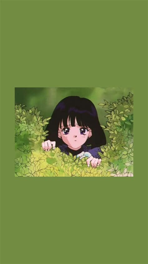 Wallpaper Retro Green Anime Aesthetic Retro Anime Wallpaper Explore