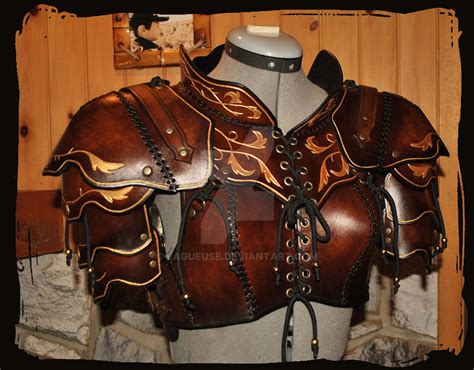 Leather Armor Woman By Lagueuse On Deviantart