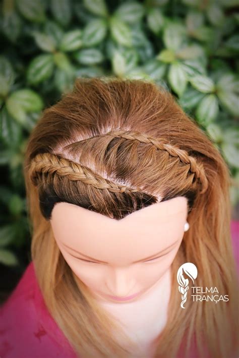 Descubra image kuva penteado com trança tipo tiara Thptnganamst edu vn