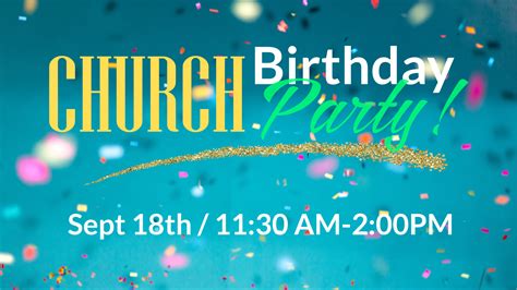Church Birthday Party Vineyard Church Of Augusta
