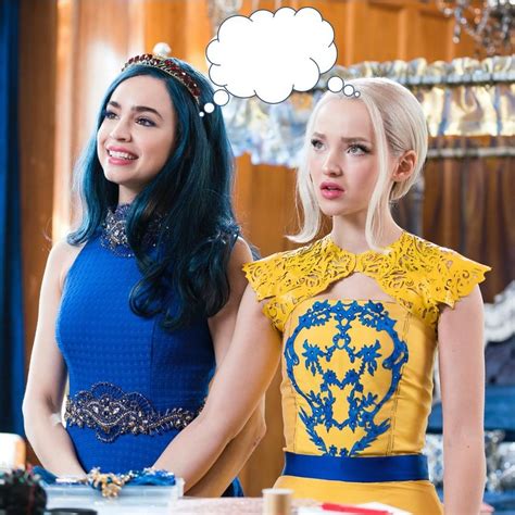descendants 3 on instagram “evie and mal are currently thinking ” mal and evie evie