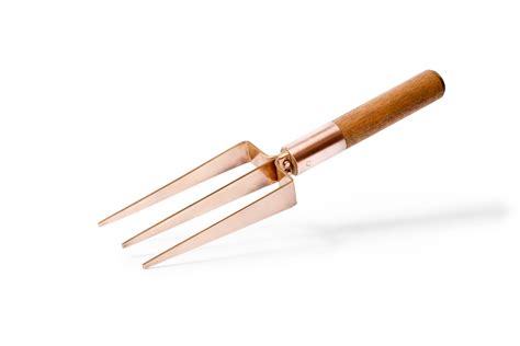Fork - Copper Garden Fork Available from Grafa - Artisan Garden Tools