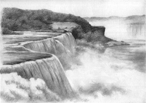 Study for Landscape 2 by Ian Wongkar | Landscape pencil drawings