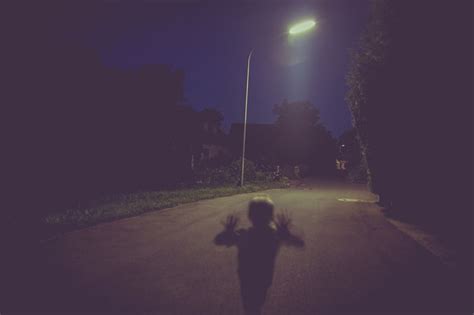 A Lone Child Walking Down The Street Free Photo Rawpixel