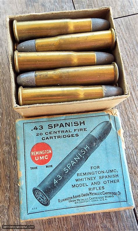 Vintage ~ Remington Umc 43 Spanish Black Powder Central Fire Rifle