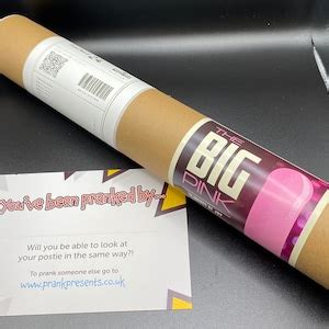 The Giant Dildo Prank Mail Package Post Prank Gift Revenge Gift Fake