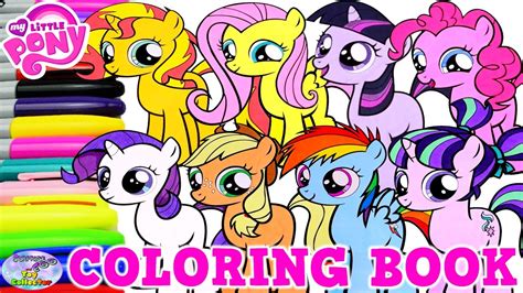 My Little Pony Transforms Into Mermaids Mane 6 Colori