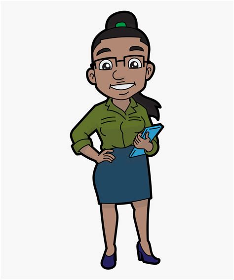 A Smart Black Businesswoman Cartoon Smart Black Woman Cartoon Free