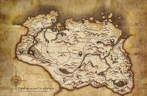 The region itself is a large island located in the inner sea of morrowind, with the volcano of red mountain dominating the island's center. Karte von Skyrim aufgetaucht - The Elder Scrolls V: Skyrim ...