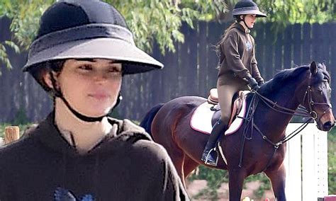 Kendall Jenner Plays Equestrian As She Jumps In The Saddle For
