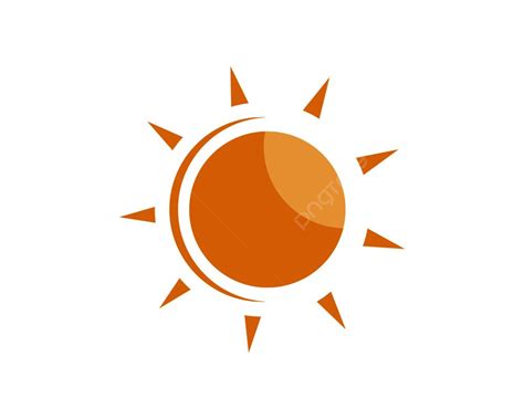 Sun Ilustration Logo Vector Icon Template Solar Rise Shine Png And