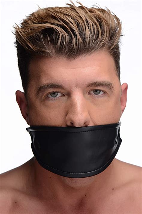 Leather Covered Ball Gag Health And Personal Care