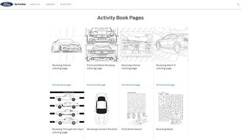 Ford for Kids Activity Book | Mach-E Forum | Ford Mustang Mach-E Forum