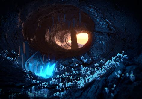 Crystal Cave Digital Art By Brainwave Pictures Pixels