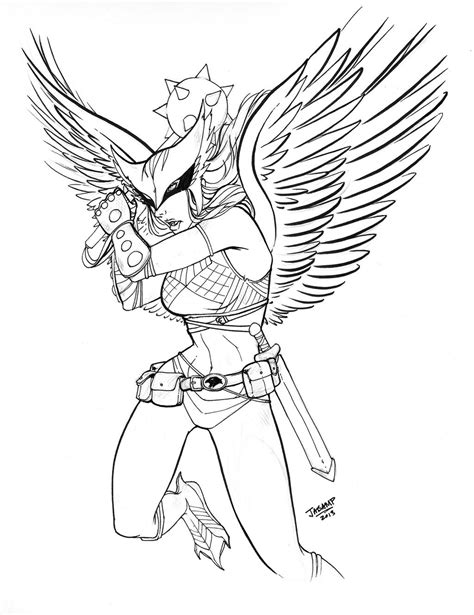 Hawkgirl By Jaisamp On Deviantart