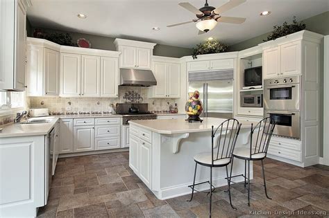 If you'd like your kitchen to be bright and full of light, remodeling all white is the way to go. Pictures of Kitchens - Traditional - White Kitchen ...