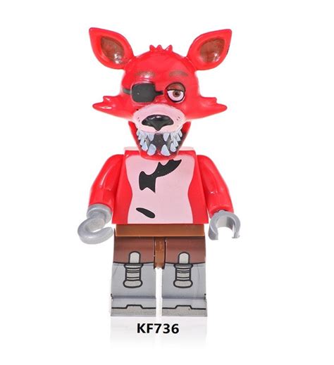 Custom Builder Block Minifigure Five Nights At Freddy S Foxy