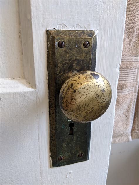 How To Clean Old Brass Doorknob And Plate Rcleaningtips