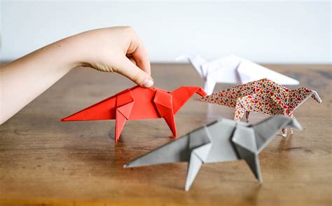 Dinosaure En Origami Activité Enfant Maman à Tout Faire