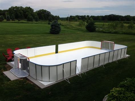 No wood required, so no trips to the lumber yard, no cutting lumber, no extra expense. Learn More About Hockey Rink Boards | D1 Backyard Rinks